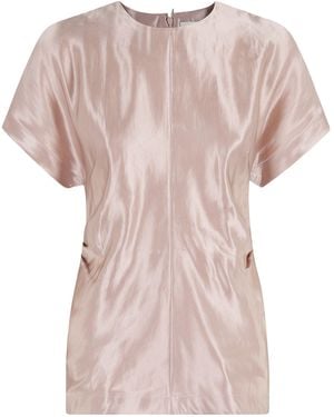 Loulou de Saison Pero Short Sleeve Top - Pink