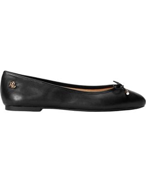 Ralph Lauren Ballet Flat - Black
