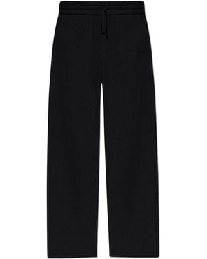 Balmain Wide-Leg Sweatpants - Black