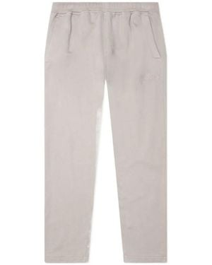 Stone Island Logo Embroidered Sweatpants - Gray