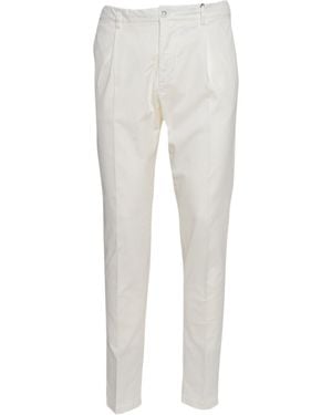 Peserico Stretch Gabardine Trousers - Grey