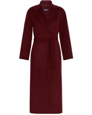 Max Mara Long-Sleeved Coat - Red