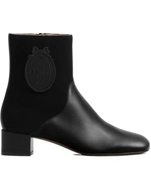 Dior Médaillon Heeled Ankle Boot - Black