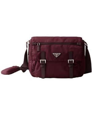 Prada Re-Nylon Shoulder Bag - Purple