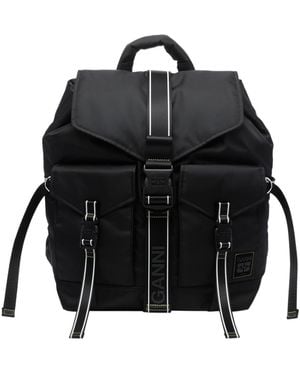 Ganni Re-Tech Backpack - Black