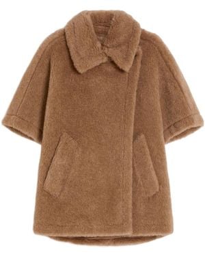 Max Mara Cashmere Teddy Bear Cape - Brown