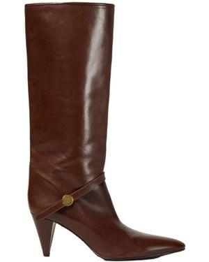 Celine Sharp Boot - Brown
