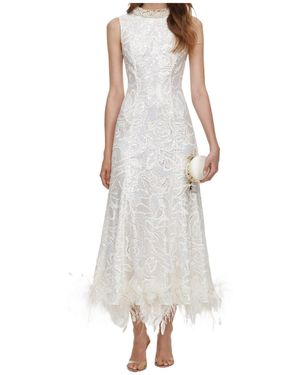 Self-Portrait Sleeveless Dress - White