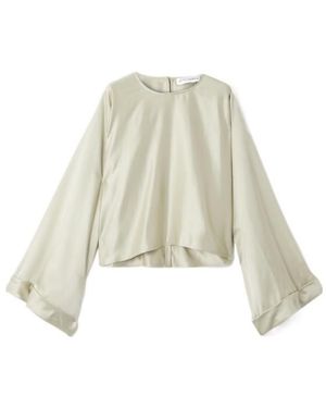 Altuzarra Satin Blouse - White