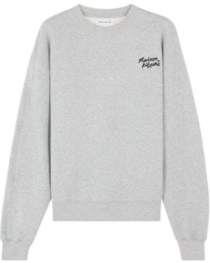 Maison Kitsuné Maison Kitsuné Handwriting Comfort Sweatshirt - Grey