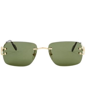 Cartier Simple Sunglasses - Green