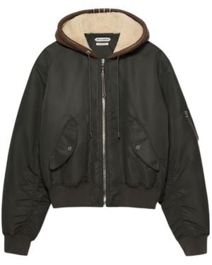 JW Anderson Hooded Bomber Jacket - Black