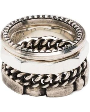 Werkstatt:münchen Multi-Layered Overlapping Ring - White