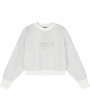 Emporio Armani Crew Neck Sweatshirt - White