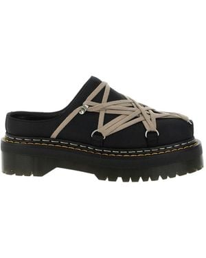 Rick Owens X Dr. Martens Slip-On Mules - Black