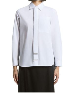 Peserico Patch-Pocket Long-Sleeved Shirt - White