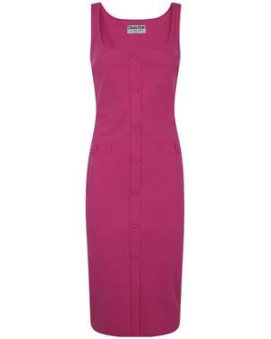 La Petite Robe Di Chiara Boni Josuke Sheath Dress - Purple