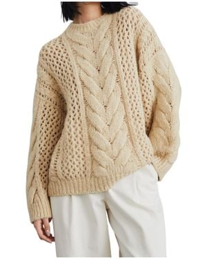 Brunello Cucinelli Long-Sleeved Sweater - Natural
