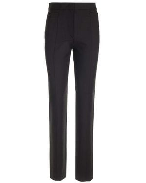 TOTEME Totême High-Waisted Slim-Cut Trousers - Blue