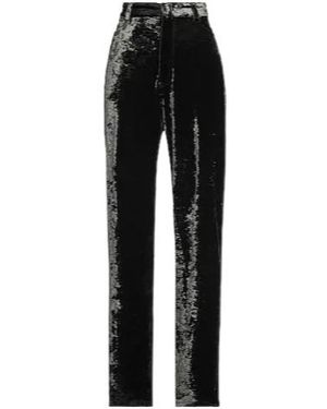 Balenciaga High-Waisted Loose Trousers - Black