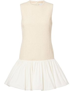 Patou Tweed Mini Dress - White