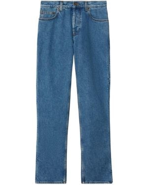 Burberry Straight-Leg Slim Fit Jeans - Blue