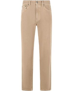 ZEGNA Classic Straight-Leg Jeans - Natural