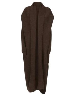 Rick Owens Open-Front Cardigan - Brown