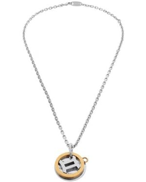 Balenciaga Horoscope Gemini Necklace - Metallic