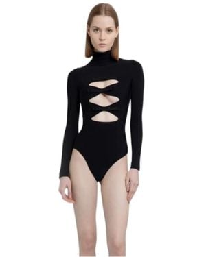 Valentino Long-Sleeved Jumpsuit - Black