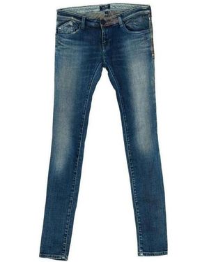 Armani Jeans Logo Straight Jeans - Blue