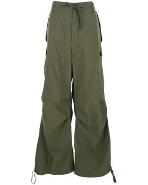 P.A.R.O.S.H. P.A.R.O..H. Ninja Cargo Wide-Leg Pants - Green