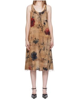 R13 Tank Double-Sided Dress - Natural