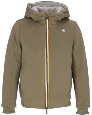 K-Way Reversible Faux-Fur Jacket - Green
