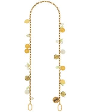 Saint Laurent Chain Pendant - Metallic