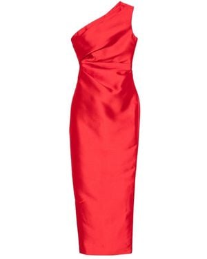 Solace London One-Shoulder Maxi Dress - Red