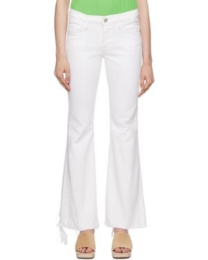 FRAME Le Easy Flared Jeans - White