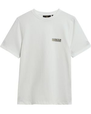 Barbour Short-Sleeve Crew Neck Tee - White
