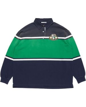Acne Studios Long Sleeve Polo Dress - Green