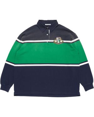 Acne Studios Long Sleeve Polo Dress - Green
