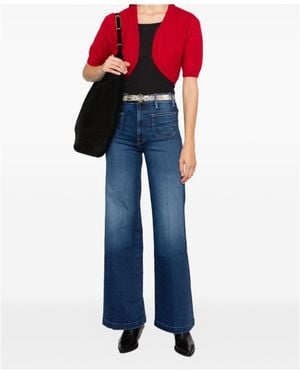 Twinset Short-Sleeve Cropped Cardigan - Blue