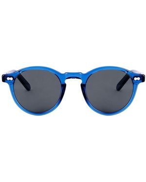 Moscot Miltzen Oval Frame Sunglasses - Blue