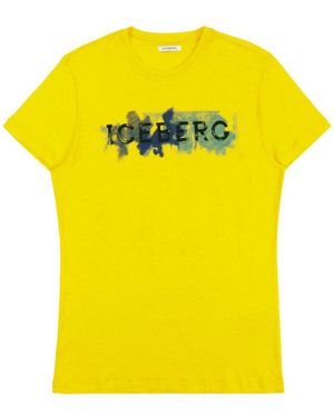 Iceberg Printed T-Shirt - Yellow