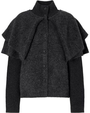 FRAME Alpaca-Blend Cardigan - Black