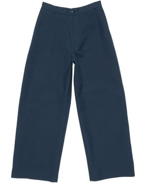 Acne Studios Logo-Patch Pants - Blue