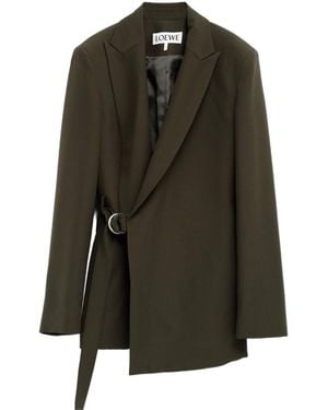 Loewe Belted Jacket - Green