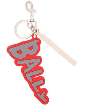 Bally Logo Key Chain - Red