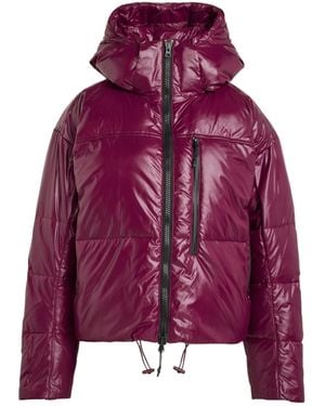 adidas By Stella McCartney Short Hooded Puffer Jacket - Purple