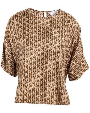 Max Mara Silk Tops - Brown