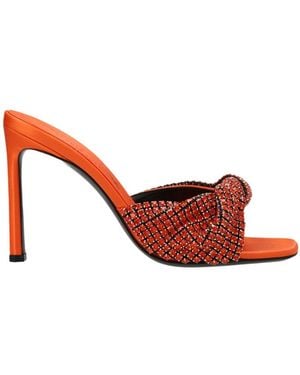 Sergio Rossi Logo Sandals - Red